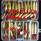 Kit Fishing Lures Set Hard Artificial Wobblers Metal Jig Spoons Soft Lure Fishing Silicone Bait Fishing Tackle Accessories Pesca