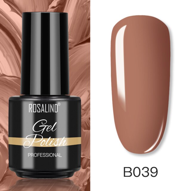 ROSALIND Gel Polish UV Vernis Semi Permanent Primer Top Coat 7ML Varnish primer Gel Nail Art Manicure Gel Nail Polish