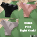 3PCS/Set Cotton Panties Brazilian Style Women Underwear Lace Sexy Lingerie for Female Underpants Thong Panties Briefs Intimates