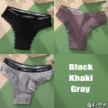 3PCS/Set Cotton Panties Brazilian Style Women Underwear Lace Sexy Lingerie for Female Underpants Thong Panties Briefs Intimates