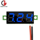 DC 0V-100V 0.28 inch LED Digital Voltmeter Voltage Meter Volt Detector Monitor Tester Panel Car 12V 24V Red Green Blue Yellow