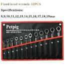 Car Repair,L Type Socket Wrench Set,High Carbon Steel L Spanner Keys,with Pouch Pack Pipe,Perforation Elbow Spanner Hand Tool .