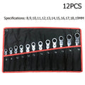 Car Repair,L Type Socket Wrench Set,High Carbon Steel L Spanner Keys,with Pouch Pack Pipe,Perforation Elbow Spanner Hand Tool .