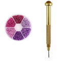 1000pc+ Pierced Arylictips Punk Charms 5-6mm Loops Metal Tools Piercing Jewelry Connect Hoop Decoration Nail Art Alloy Ring 2021