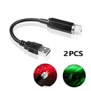 Mini LED Car Roof Star Night Light Projector Atmosphere Galaxy Lamp USB Decorative Lamp Adjustable Car Interior Decor Light