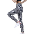 Women Leggings Grid Print Exercise Fitness Leggins Elasticity Plaid Push Up Legging Female Sexy Trousers Pants