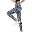 Women Leggings Grid Print Exercise Fitness Leggins Elasticity Plaid Push Up Legging Female Sexy Trousers Pants