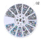 1box DIY Nail Art Wheel Tips Crystal Glitter Rhinestone 3D Nail Art Decoration  AB Color Acrylic Diamond Drill alien