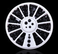 1box DIY Nail Art Wheel Tips Crystal Glitter Rhinestone 3D Nail Art Decoration  AB Color Acrylic Diamond Drill alien