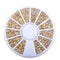 1box DIY Nail Art Wheel Tips Crystal Glitter Rhinestone 3D Nail Art Decoration  AB Color Acrylic Diamond Drill alien