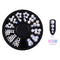 1box DIY Nail Art Wheel Tips Crystal Glitter Rhinestone 3D Nail Art Decoration  AB Color Acrylic Diamond Drill alien