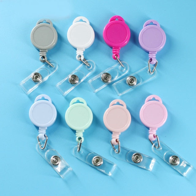 Men Women Business Bank Credit Card Holder Name ID Card Cover Work Card Holders Metal Work Identity Badge with Lanyard Card Case