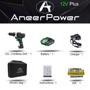 12V 16V 21V 25V Plus Double Speed Electric Drill Cordless Hand Drill Mini Electric Screwdriver Rechargable Lithium Battery Drill