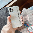 Love Custom Name Phone Case Crown Pattern For iphone 11 12 Pro MAX SE 6 6S 7 8 Plus X XS XR XS Max Mini Shell Texture Sparkling