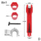 8 In 1 Anti-slip Kitchen Repair Plumbing Tool Flume Wrench Sink Faucet Key Plumbing Pipe Wrench Bathroom Wrenches Tool Sets