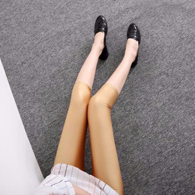 CUHAKCI Women Sexy Leggings Summer Capris Neon High Waist Jeggings Spandex Female Fitness Thin Short Pants