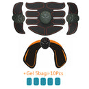 EMS Wireless Muscle Stimulator Unisex Abdominal Muscle Trainer Body Fitness Hip Trainer Shaping Patch Sliming Trainer Massager