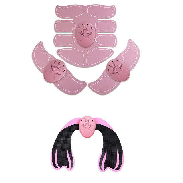 EMS Wireless Muscle Stimulator Unisex Abdominal Muscle Trainer Body Fitness Hip Trainer Shaping Patch Sliming Trainer Massager