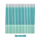 25Pcs Creative Drawing Gel Pen Erasable Refills Rod 0.5mm Ink Washable Handle Ballpoint Pens kawaii Stationery for School Office