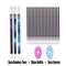 25Pcs Creative Drawing Gel Pen Erasable Refills Rod 0.5mm Ink Washable Handle Ballpoint Pens kawaii Stationery for School Office