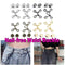 27/32MM Nail-free Waist Buckle Waist Closing Artifact Adjustable Snap Button Removable Detachable Clothing Pant Sewing Tool
