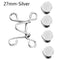 27/32MM Nail-free Waist Buckle Waist Closing Artifact Adjustable Snap Button Removable Detachable Clothing Pant Sewing Tool