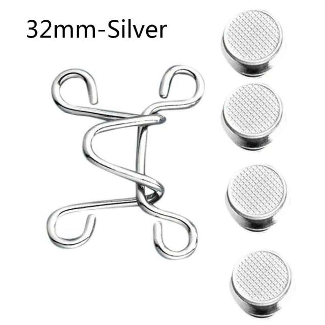 27/32MM Nail-free Waist Buckle Waist Closing Artifact Adjustable Snap Button Removable Detachable Clothing Pant Sewing Tool