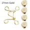 27/32MM Nail-free Waist Buckle Waist Closing Artifact Adjustable Snap Button Removable Detachable Clothing Pant Sewing Tool