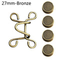 27/32MM Nail-free Waist Buckle Waist Closing Artifact Adjustable Snap Button Removable Detachable Clothing Pant Sewing Tool