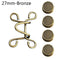 27/32MM Nail-free Waist Buckle Waist Closing Artifact Adjustable Snap Button Removable Detachable Clothing Pant Sewing Tool