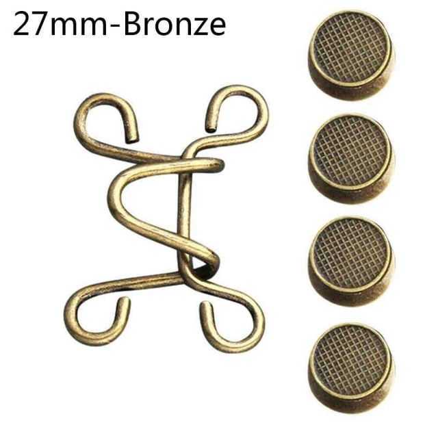 27/32MM Nail-free Waist Buckle Waist Closing Artifact Adjustable Snap Button Removable Detachable Clothing Pant Sewing Tool
