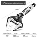 Adjustable Wrench Chrome vanadium steel Universal Spanner Mini Nut Key Bathroom Wrench High Quality Plumbing Repair Tool
