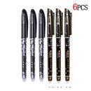 50pcs/lot Erasable Gel Pen Refills 0.5mm Office School Erasable Pen Washable Handle Colored Erasable Ink Pens Writing Stationery