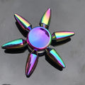 Colorful Zinc Alloy Fidget Spinner Gyro Toys R188 Metal Bearing Rainbow Hand Spinner  Focus Toys For Adult Kids Christmas Gifts