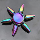 Colorful Zinc Alloy Fidget Spinner Gyro Toys R188 Metal Bearing Rainbow Hand Spinner  Focus Toys For Adult Kids Christmas Gifts
