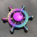Colorful Zinc Alloy Fidget Spinner Gyro Toys R188 Metal Bearing Rainbow Hand Spinner  Focus Toys For Adult Kids Christmas Gifts
