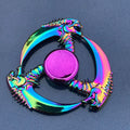 Colorful Zinc Alloy Fidget Spinner Gyro Toys R188 Metal Bearing Rainbow Hand Spinner  Focus Toys For Adult Kids Christmas Gifts