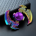 Colorful Zinc Alloy Fidget Spinner Gyro Toys R188 Metal Bearing Rainbow Hand Spinner  Focus Toys For Adult Kids Christmas Gifts