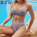 Bra Set Women Underwear Sexy Crop Top Suit Bralette Female Lingerie Girls Fashion Brassiere Basic Stretchy Ribbed Tank Tops