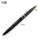 TIANMI kolinsky D Nail Brush Crystal Pen Pure Kolinsky Hair Acrylic Round Nail Brush Size 4/6/8/10/12/14/28 Nail Tool  2020