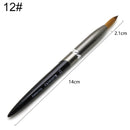 TIANMI kolinsky D Nail Brush Crystal Pen Pure Kolinsky Hair Acrylic Round Nail Brush Size 4/6/8/10/12/14/28 Nail Tool  2020