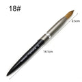 TIANMI kolinsky D Nail Brush Crystal Pen Pure Kolinsky Hair Acrylic Round Nail Brush Size 4/6/8/10/12/14/28 Nail Tool  2020