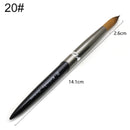 TIANMI kolinsky D Nail Brush Crystal Pen Pure Kolinsky Hair Acrylic Round Nail Brush Size 4/6/8/10/12/14/28 Nail Tool  2020