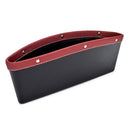 Car Organizer Storage Car Seat Slit Gap Pocket Multifunctional Driver Seat Catcher Cup Holder Car Accessories PU Leather