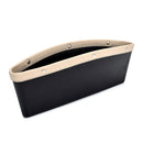 Car Organizer Storage Car Seat Slit Gap Pocket Multifunctional Driver Seat Catcher Cup Holder Car Accessories PU Leather