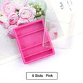 20 Slots Clear Nail Drill Bit Brush Plastic Storage Box Holder Container Manicure Cutters Display Nail Accessories Nail Art Tool