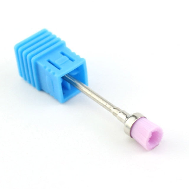 20 Slots Clear Nail Drill Bit Brush Plastic Storage Box Holder Container Manicure Cutters Display Nail Accessories Nail Art Tool