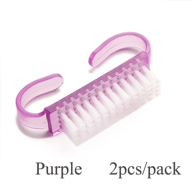 20 Slots Clear Nail Drill Bit Brush Plastic Storage Box Holder Container Manicure Cutters Display Nail Accessories Nail Art Tool