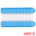 10Pcs/Lot Child Lock Protection Of Children Locking Doors For Children's Safety Kids Safety Plastic Protection Safety Lock