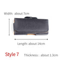 Universal 2.6-6.0 Inch Anti-drop Mobile Phone Waist Belt Clip Bags Case Cover for iPhone Samsung Huawei with Magnetic Buckle